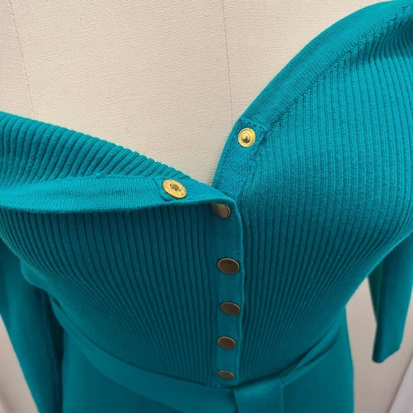 𝅺PLUS Size Rib Knit Midi Dress - Picture 4 of 7